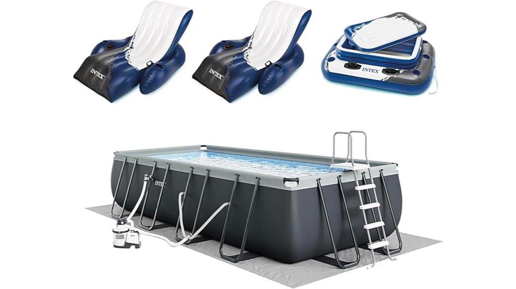 intex pool set includes