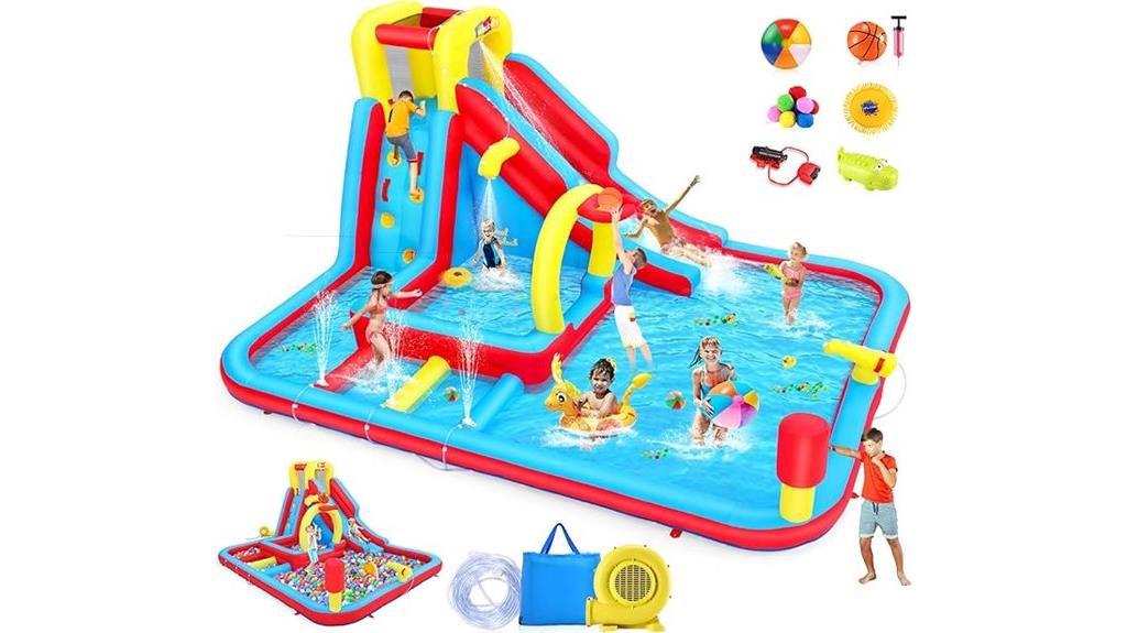 kids inflatable water slide