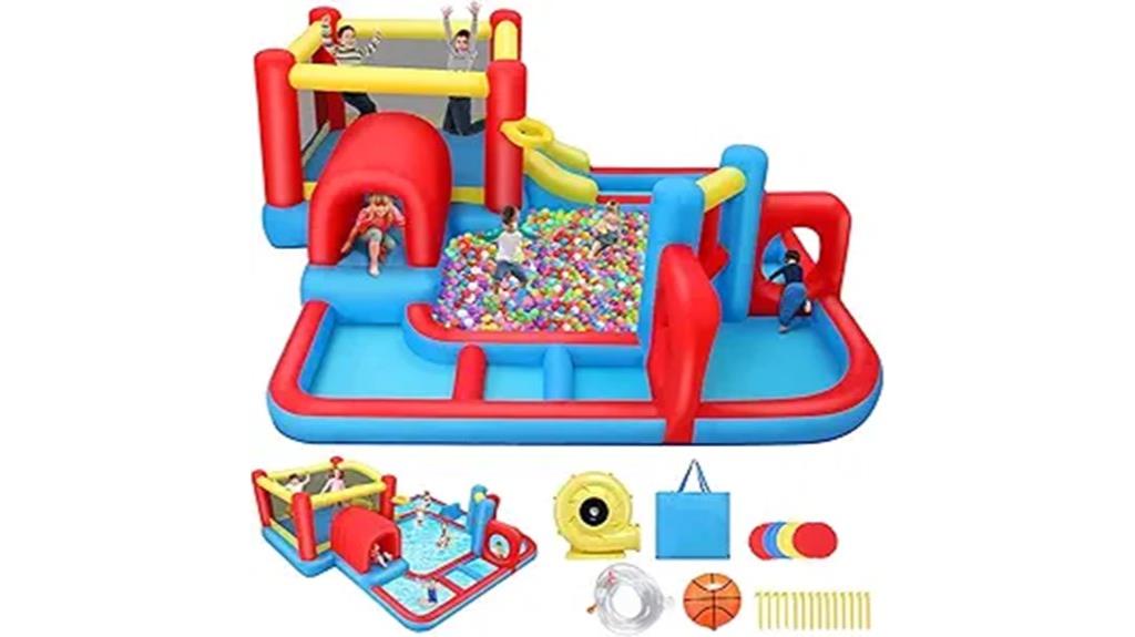 kids inflatable water slide