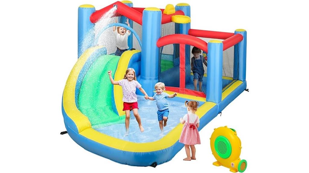 kids water play castle