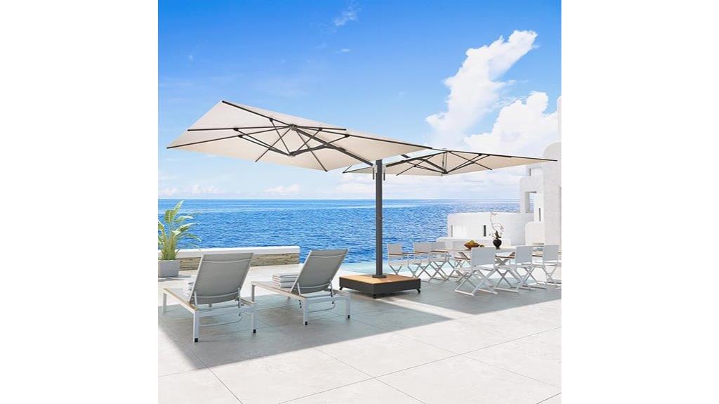 large 10x10 ft umbrella