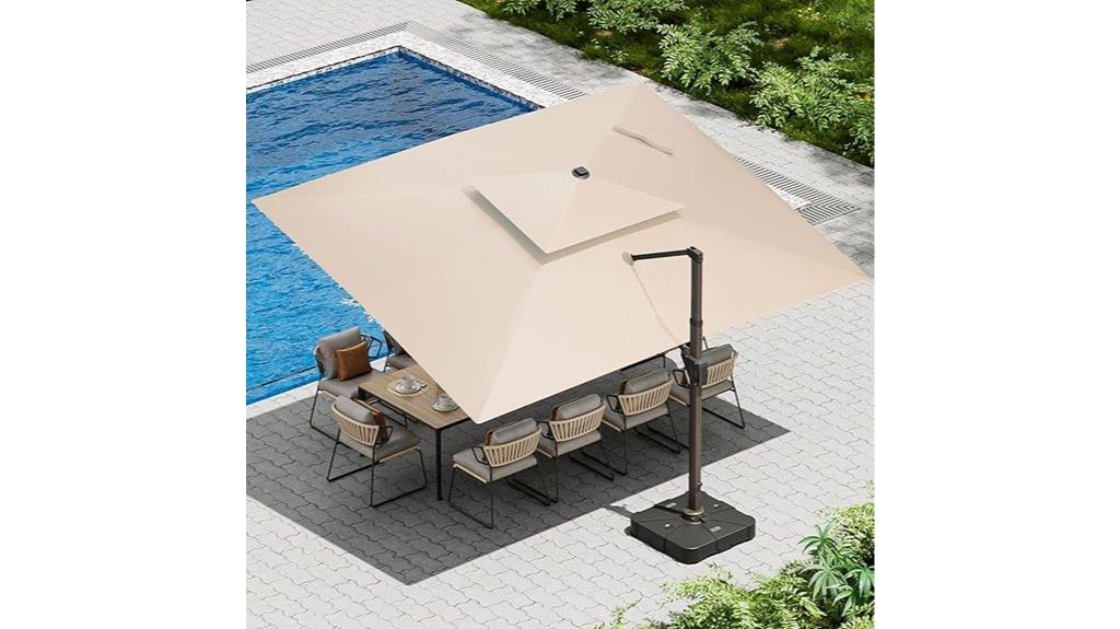 large 10x13 ft umbrella