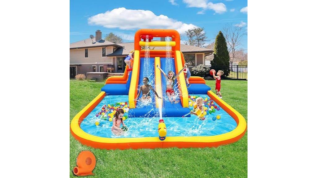 large 15 6x15ft water slide