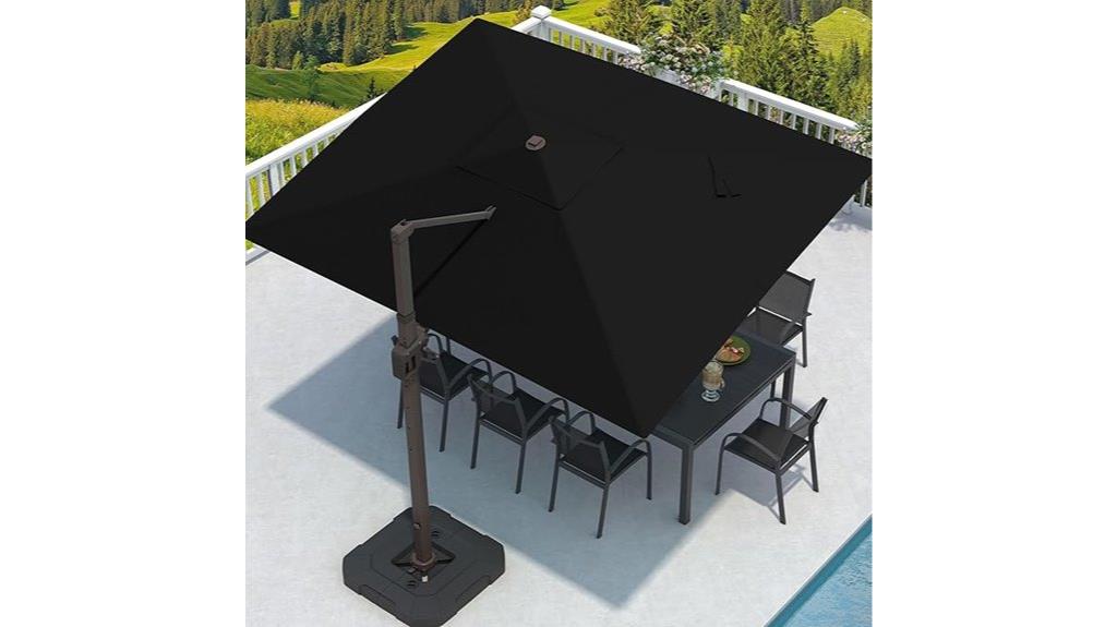 large adjustable patio umbrella