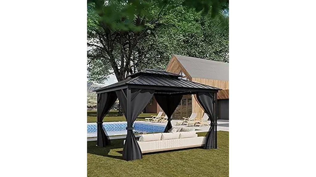 large covered outdoor shelter