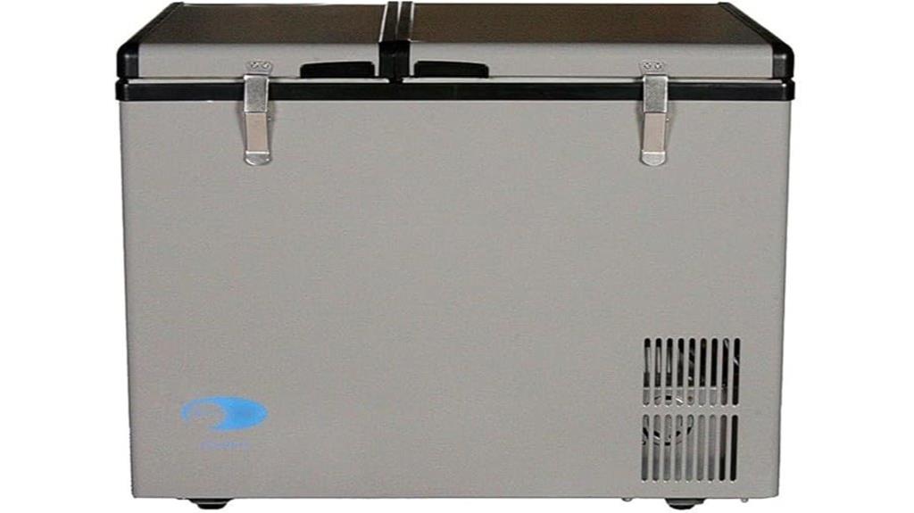 large dual zone portable cooler