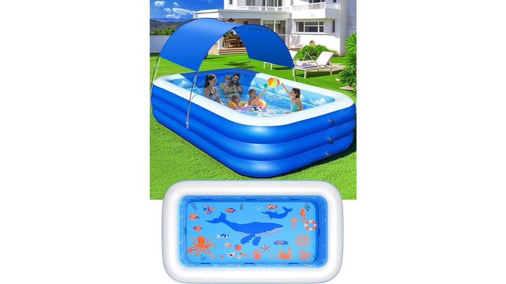 large family inflatable pool