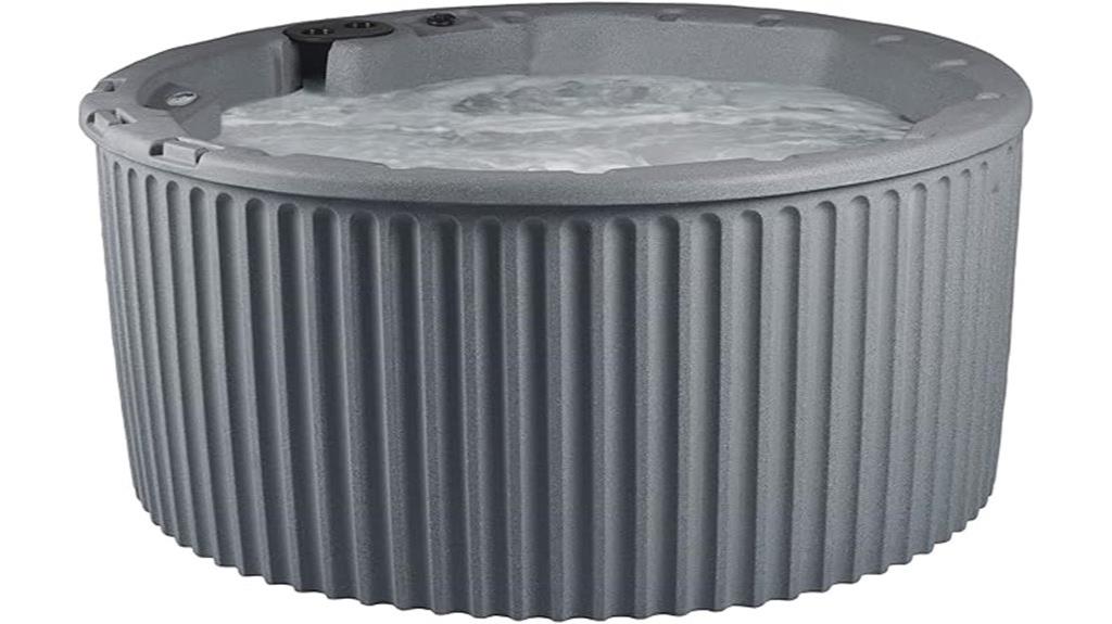 large hot tub with led