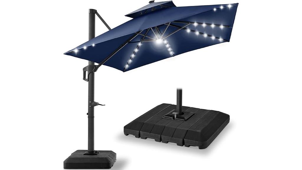 large led patio umbrella