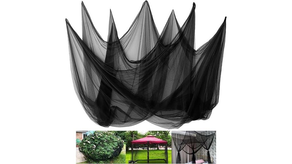 large outdoor mesh screen