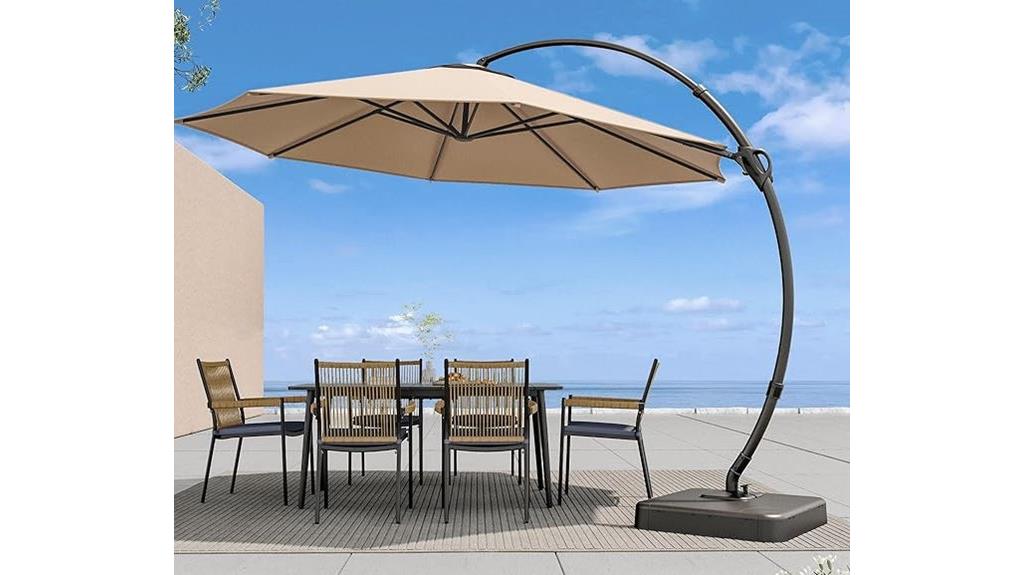 large outdoor patio umbrella