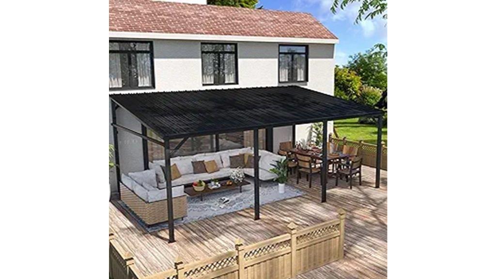 large wall mounted gazebo