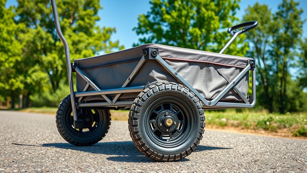 large wheel sturdy portable