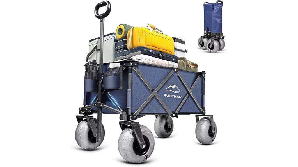 large wheeled beach wagon