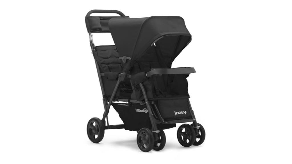 lightweight double stroller