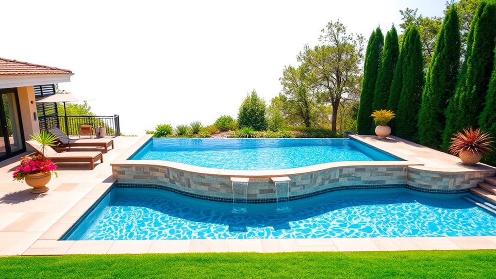 luxury above ground pool kits
