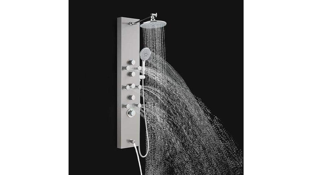 luxury shower tower system