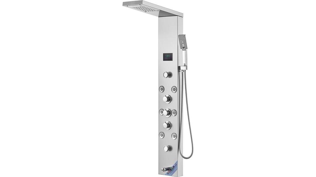 multi mode shower panel