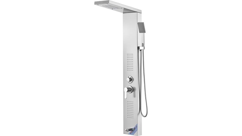 multi mode shower panel