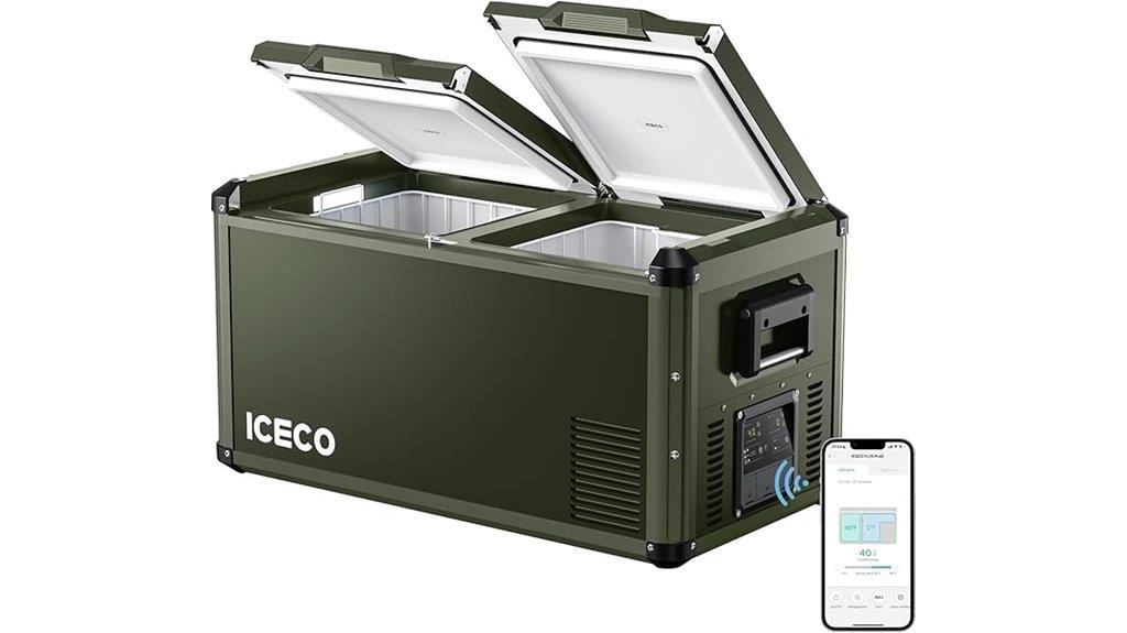 olive green portable cooler