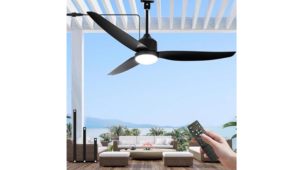 outdoor 52 inch led fan