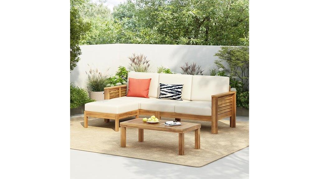 outdoor acacia furniture set
