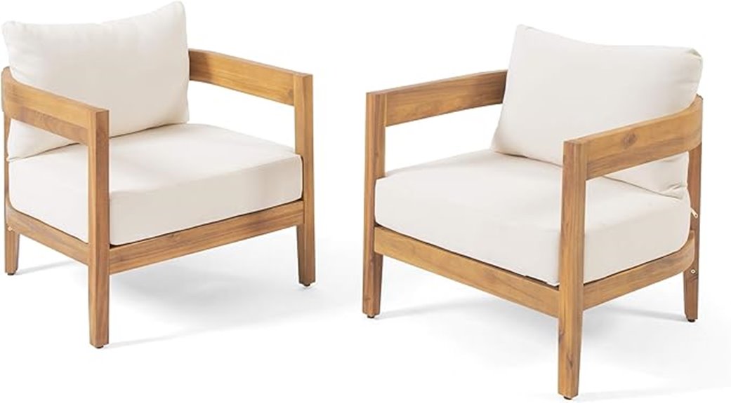 outdoor club chair set