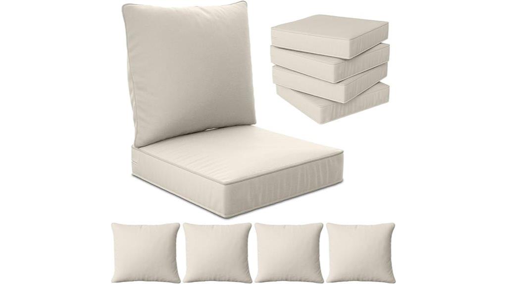 outdoor deep seat cushions