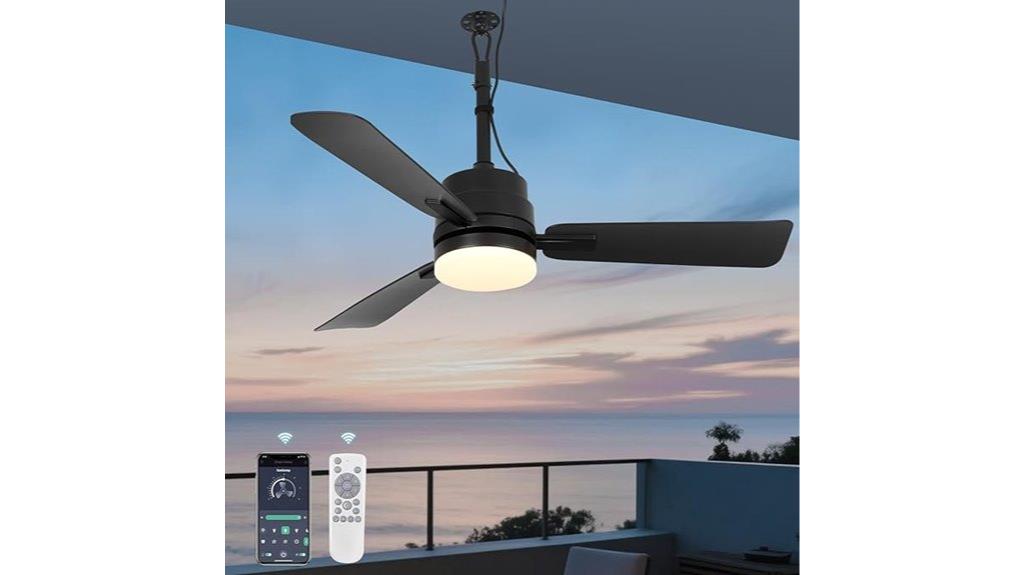 outdoor dimmable ceiling fan