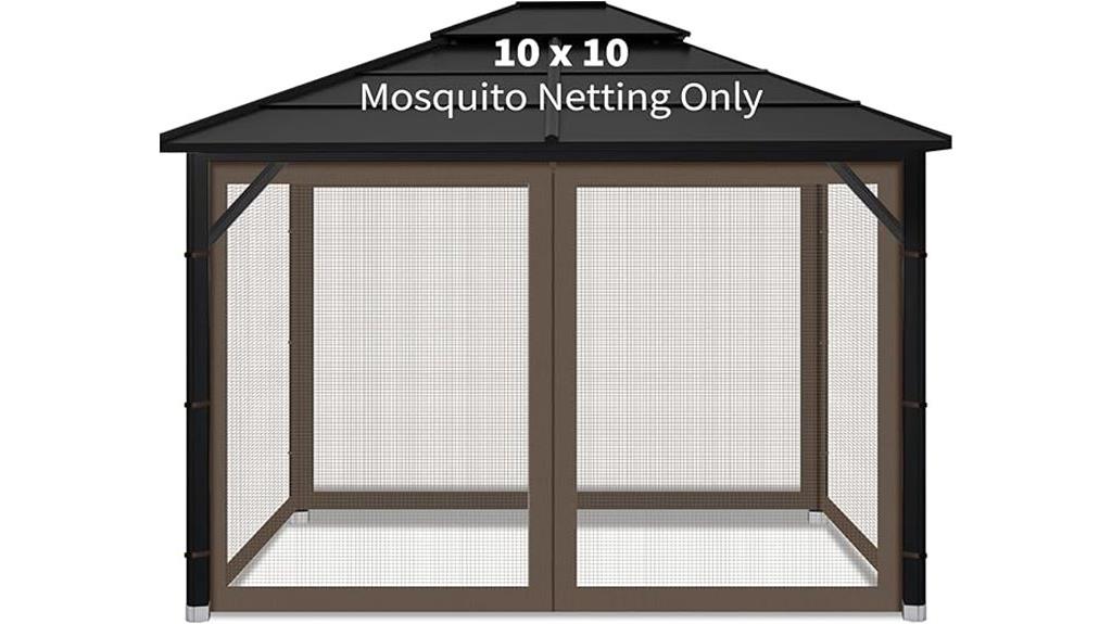outdoor gazebo mosquito net