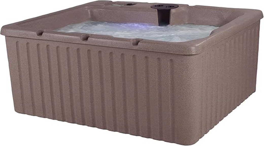 outdoor hot tub