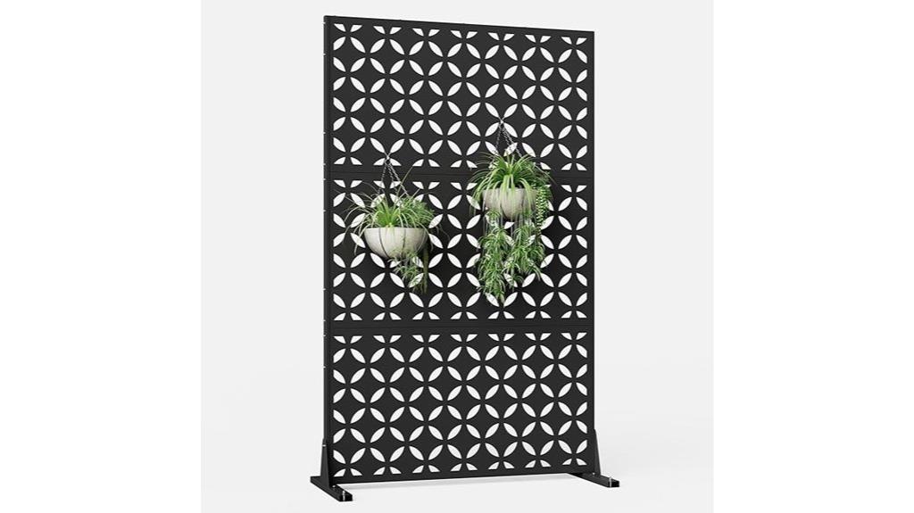 outdoor metal privacy screen
