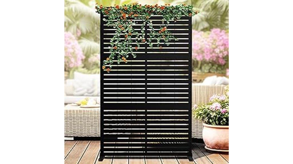 outdoor metal privacy screen