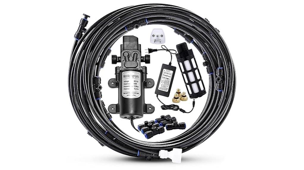 outdoor mist cooling kit
