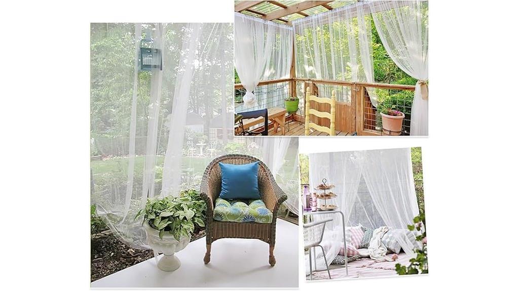 outdoor mosquito net shelter