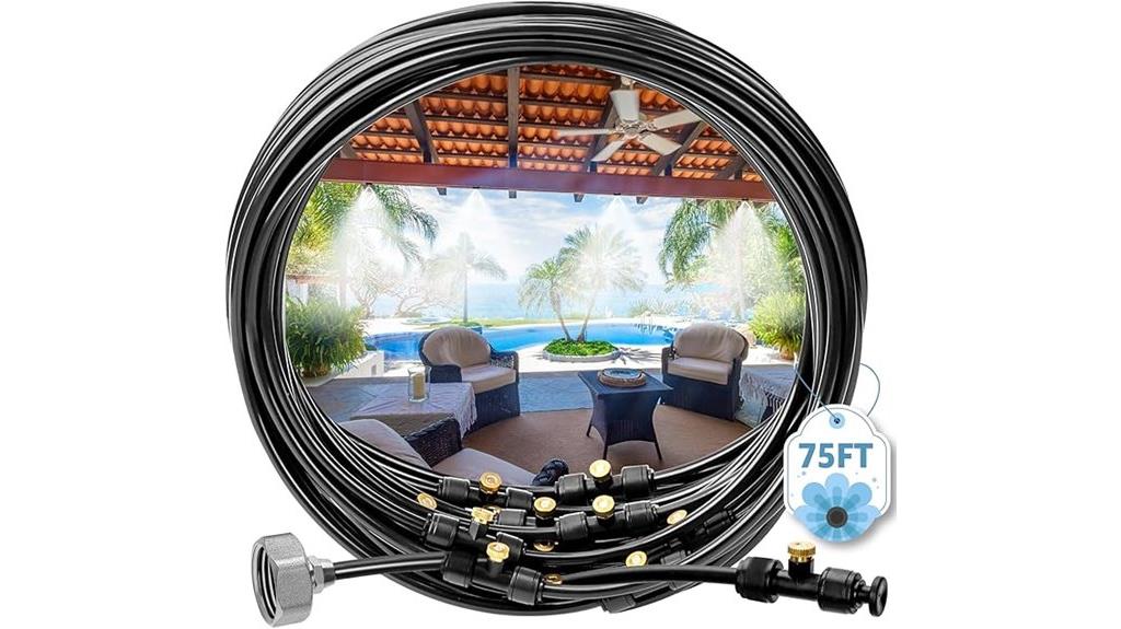outdoor patio misting system