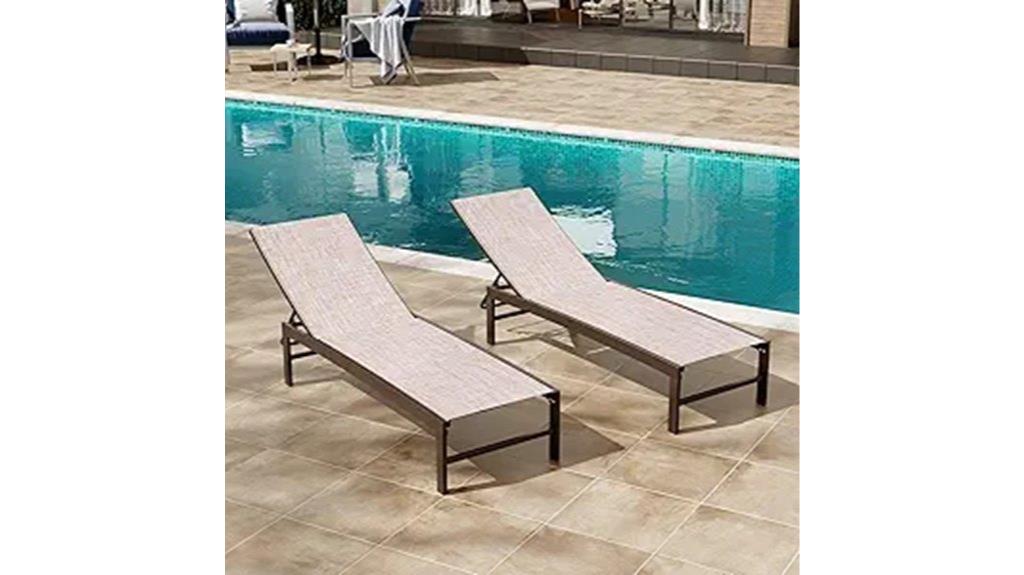 outdoor two piece lounge chairs