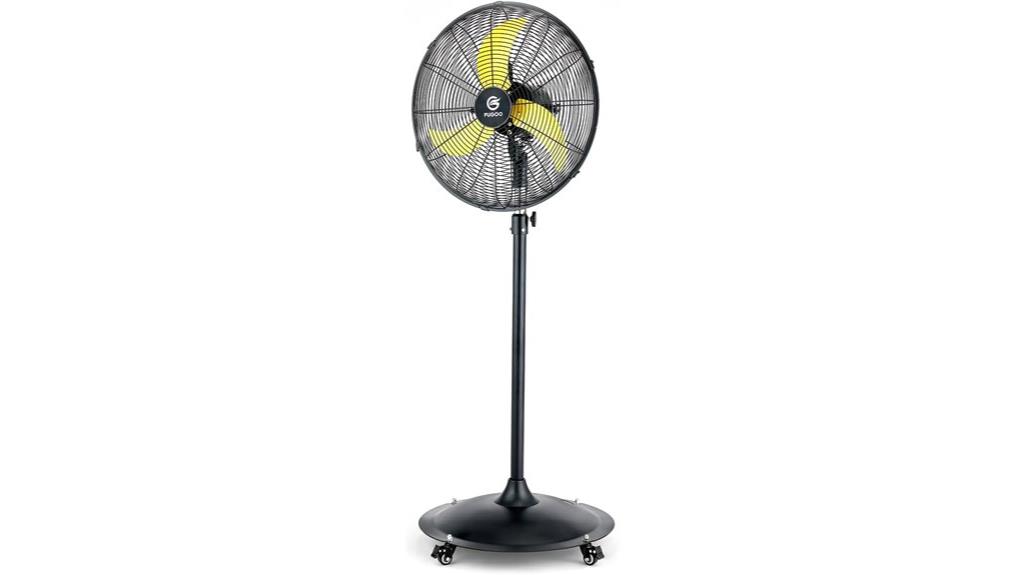 outdoor waterproof pedestal fan