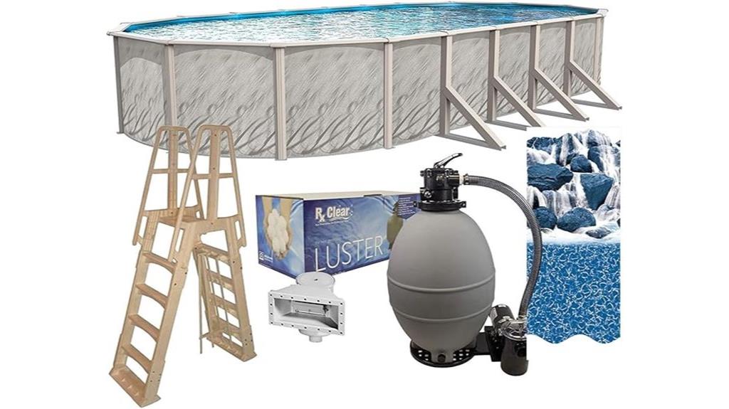 oval lake effect pool
