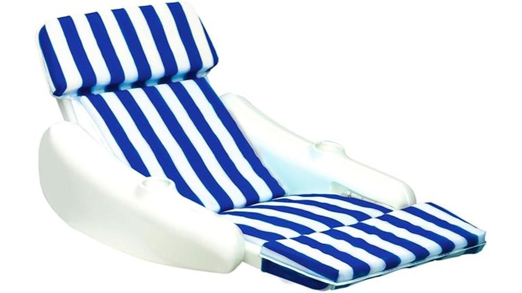 padded pool lounge chair