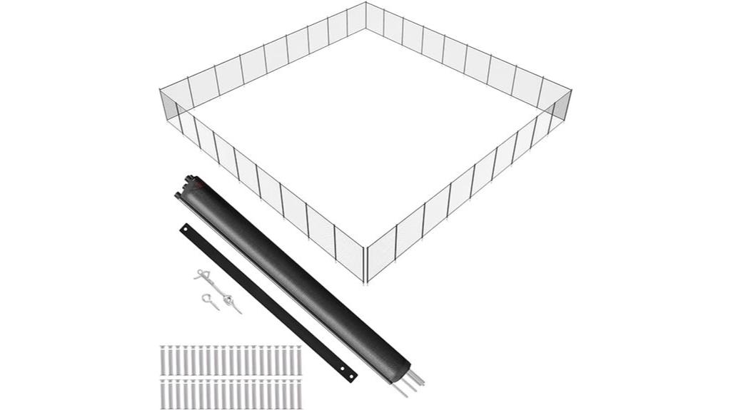 pool fence 4 x 108 ft