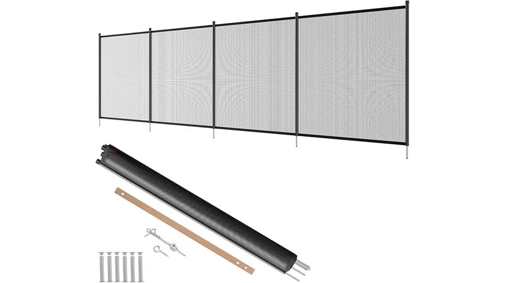 pool fence 4x12 feet