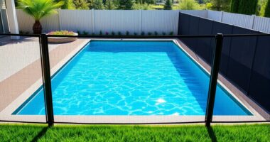 pool fence kit sizes