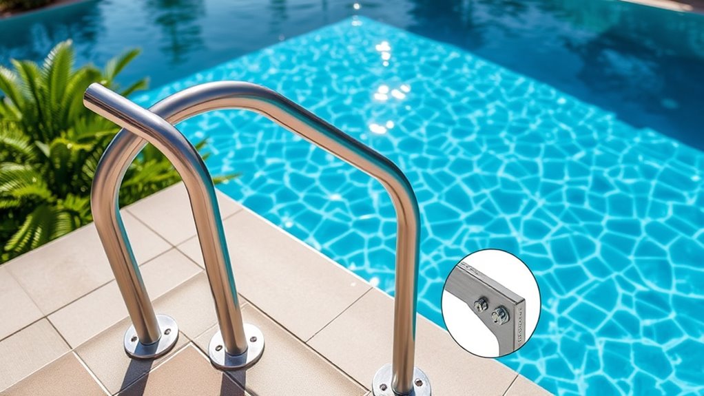 pool handrail selection criteria