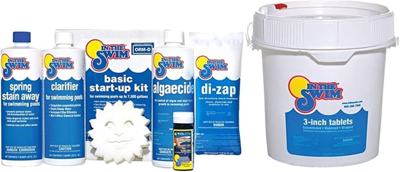 pool opening and chlorine kit