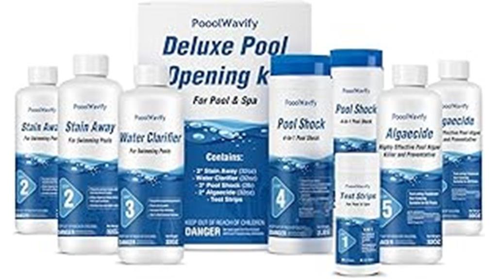 pool opening equipment set