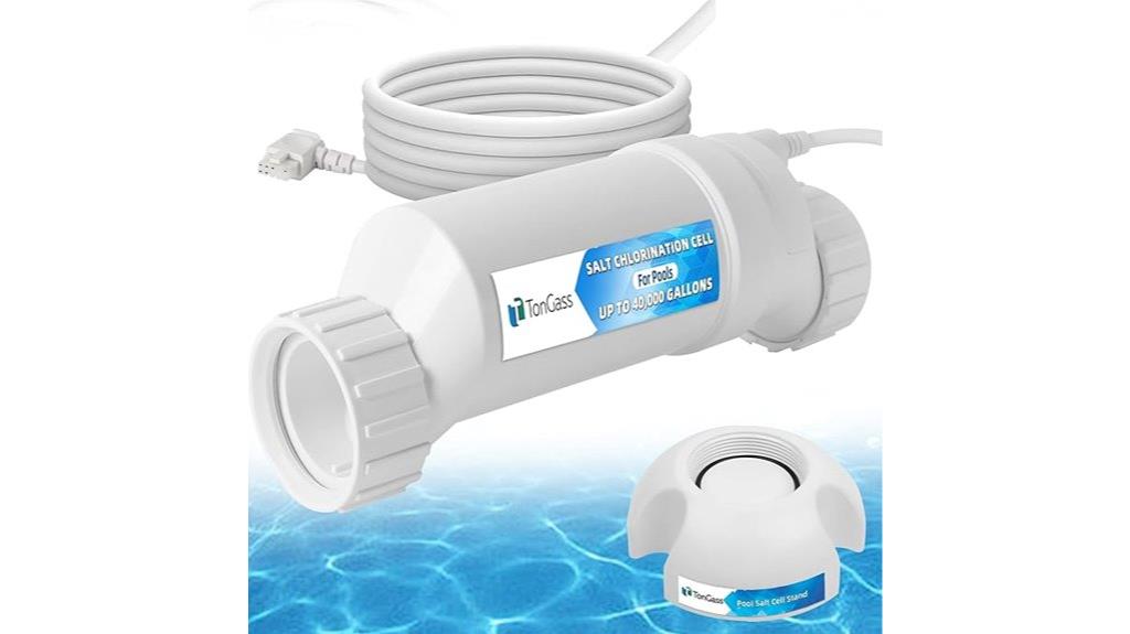pool salt chlorinator stand