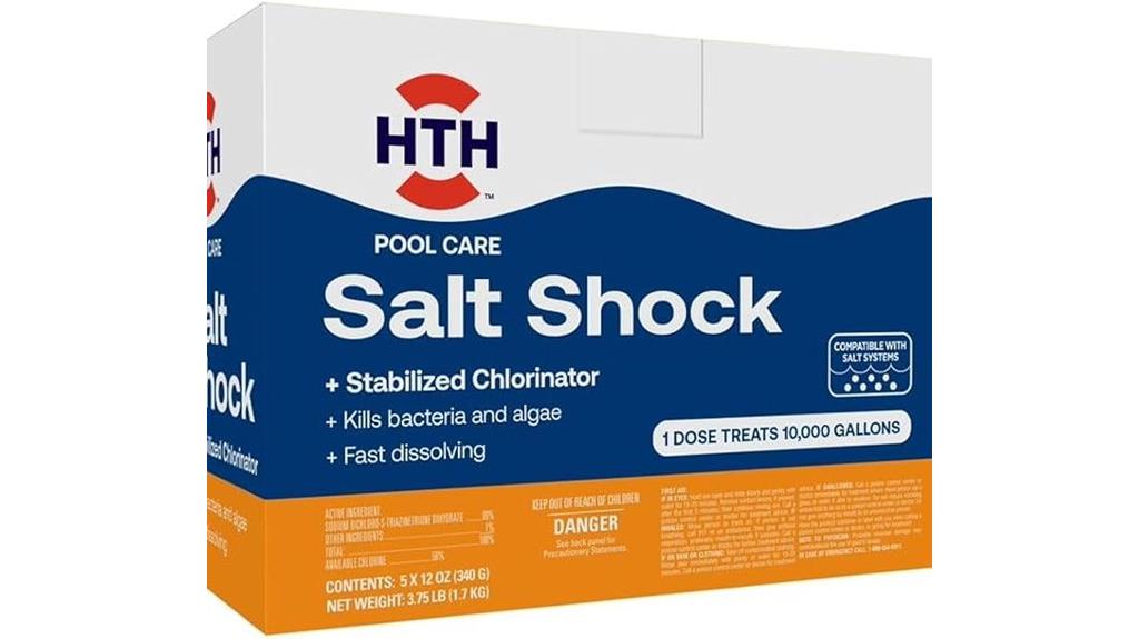 pool salt shock pack
