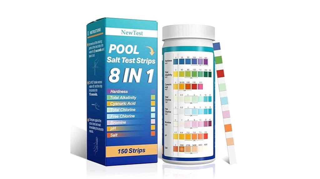 pool salt test strips