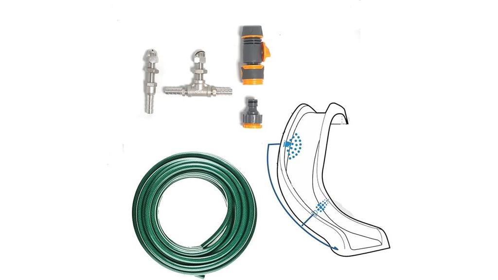 pool slide spray kit